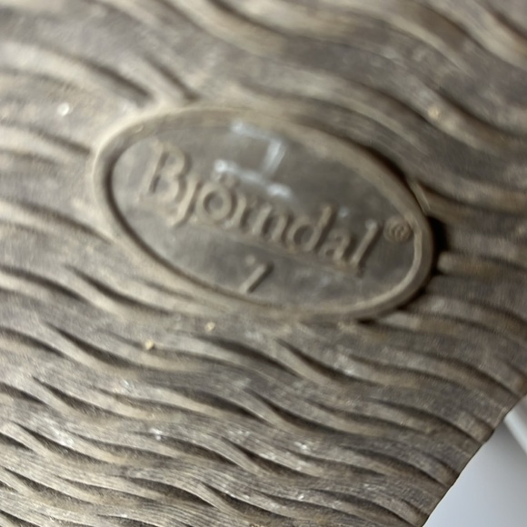 Bjorndal leather & sheepskin lined brown boots Sz 7 - Picture 8 of 10